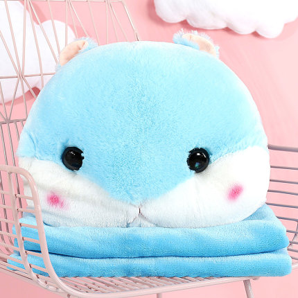 可爱午睡休枕头被子汽车抱枕被子两用靠垫被大号空调被靠枕毯子