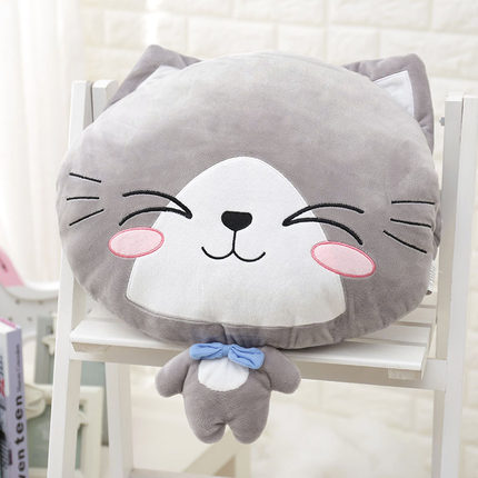 多功能午睡枕头抱枕被子两用可爱韩国卡通办公室汽车靠垫珊瑚绒被