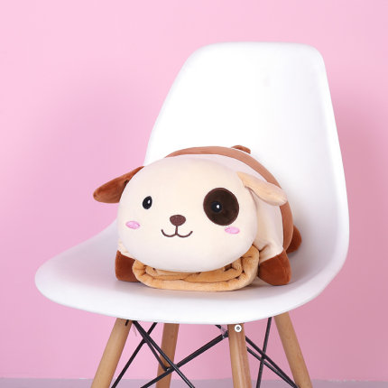 多功能午睡枕头坐垫抱枕被子两用可爱办公室汽车靠垫珊瑚绒被