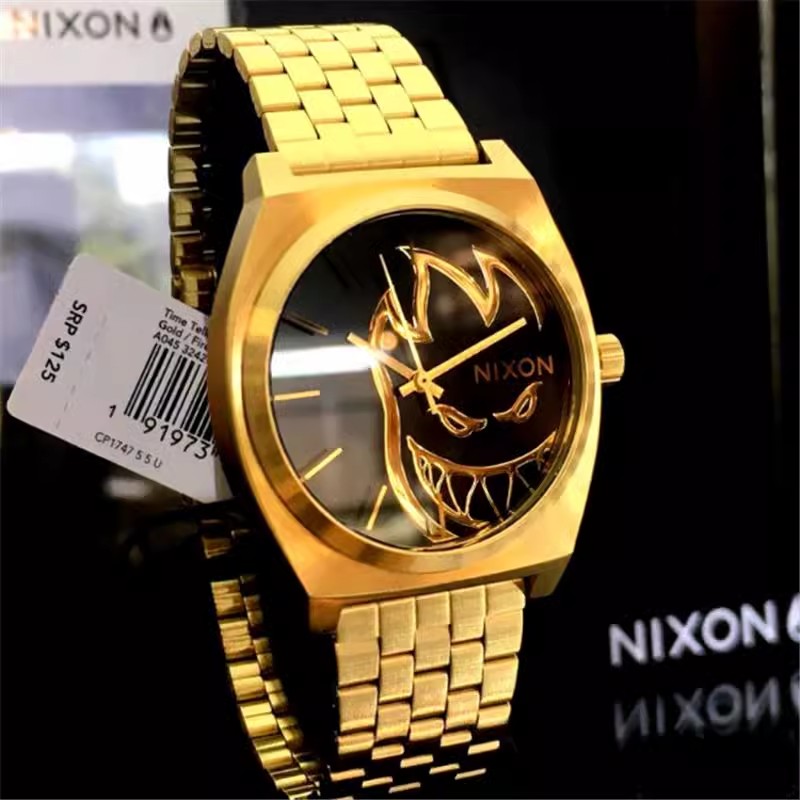 尼克松手表男nixon x Spitfire小马宝莉联名小火人男女情侣小金表