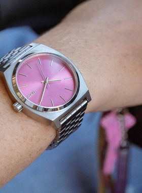 代购Nixon Time Teller 尼克松手表粉色时尚休闲男女腕表2025新款