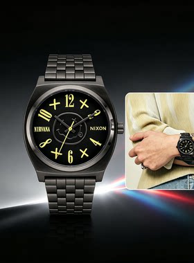 Nixon Time Teller限量款笑脸款表盘石英表男女表 A045-5303-00