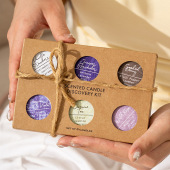 高级好闻香水调精油大豆蜡持久留香精美伴手礼试香装 香薰蜡烛