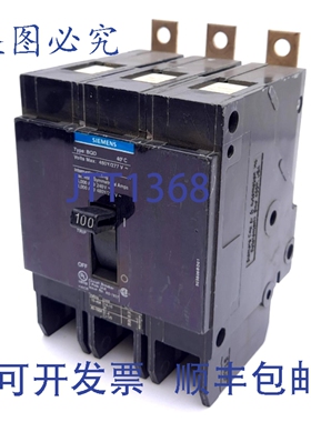 原装供应BQD3100 断路器，3 极 100A，480Y/277VAC，热磁式