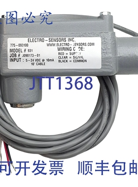 原装供应Electro-Sensors 775-093100 传感器，NPN型，量程1500英
