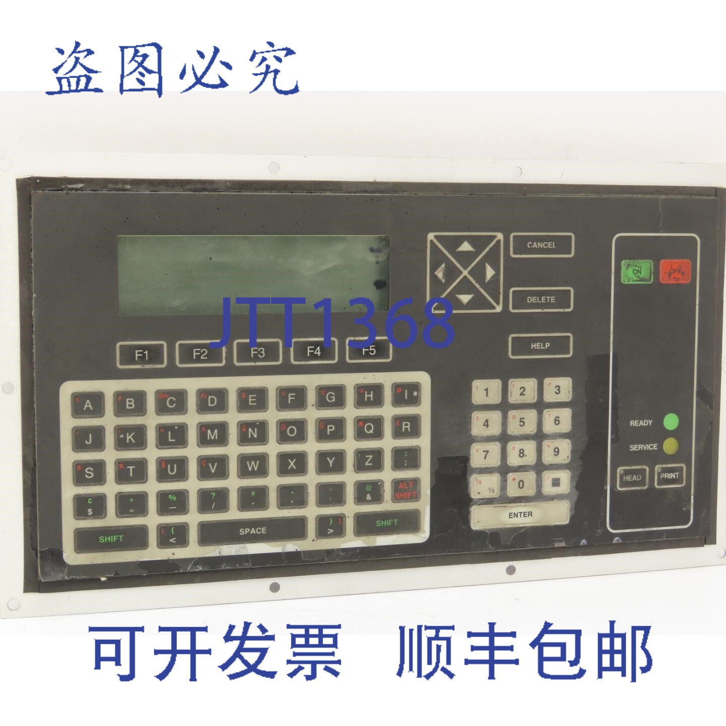 原装供应VideoJet Excel 喷墨打印机键盘接口面板液晶显示屏