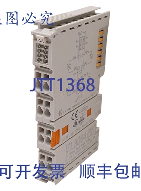 原装供应Beckhoff EL3064 EtherCAT 终端，4 通道模拟输入，0-10V