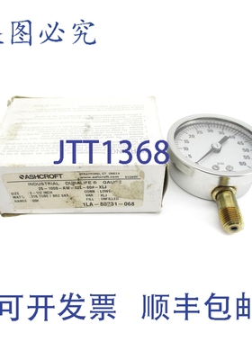 原装供应ASHCROF 251009AW02L60 0-60PSI NSMP