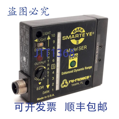 原装供应Tritronics SERF1 光电传感器 M12 4 针，12-24V 直流，N
