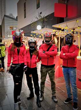 车迷店 美国潮牌Blauer.H.T. EASY MAN1.0 男女摩托车骑行服通勤