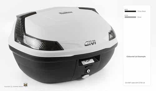 正品GIVI摩托车尾箱CT250巡弋Z300后备箱z400gt裂行小牛巧格125