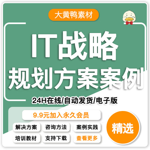 企业公司IT信息化项目总体规划管理体系架构设计方案咨询案例ppt