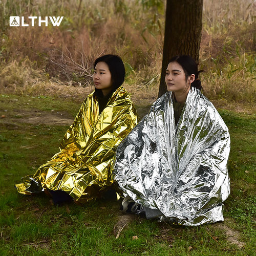 LTHW旅腾户外应急保温毯野外急救毯反光毯加厚防寒登山保暖救生毯