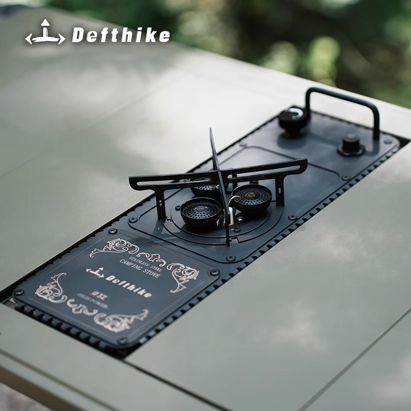 Defthike/迪飞客户外露营野餐IGT半单元炉头高功率猛火炉具燃气灶