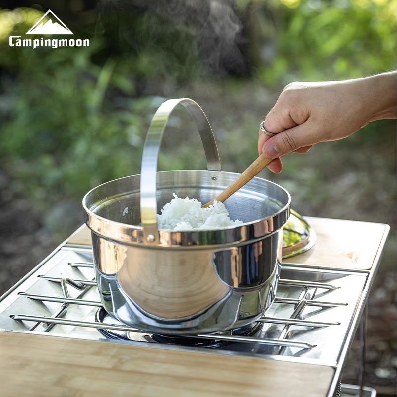 柯曼焖饭复合钢锅不锈钢炖汤锅