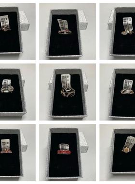 18号玫瑰金色欧美风指环女戒新品