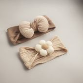 婴儿发带夏季 洋气女童花朵头饰新生儿女宝宝遮头囟脑门帽子