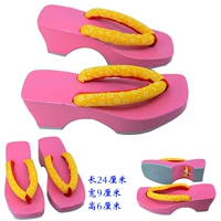 Розовый высокий каблук 5