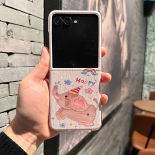 适用于摩托罗拉Moto50Ultra手机壳motorola razr40u上下折叠卡通防摔MOTO60U硬壳保护壳