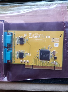 全新三泰SUNIX SER5037A MIO5079A pci两口串口卡com rs232卡