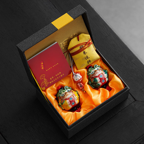 包邮如意款礼盒正品招财交趾陶