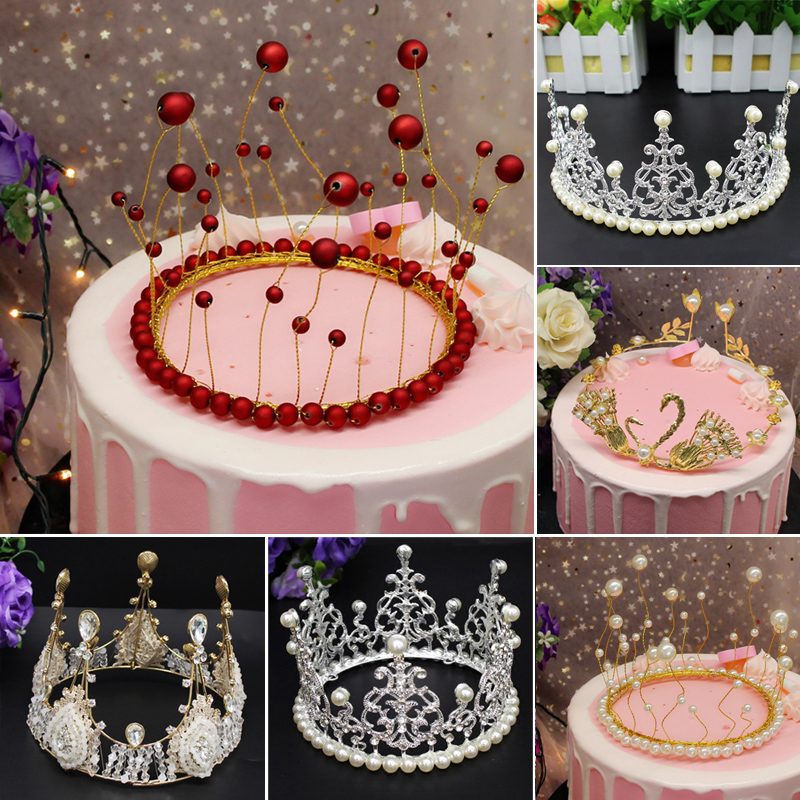 皇冠蛋糕装饰女王王冠