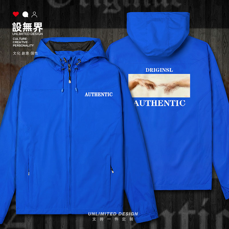 涣散的双手原始的真实AUTHENTIC冲锋衣男女世界名画衣设 无界