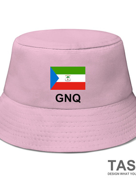 赤道几内亚Guinea Ecuatorial国家帽子渔夫帽男女遮阳帽夏设 无界