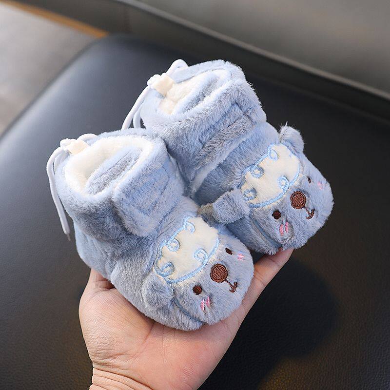 秋冬婴儿鞋0-1岁宝宝软底不掉防滑学步可爱保暖雪地靴加绒厚棉鞋,童鞋/婴儿鞋/亲子鞋,婴儿步前鞋/袜鞋,淘宝优惠券,粉丝福利购,淘宝优惠卷