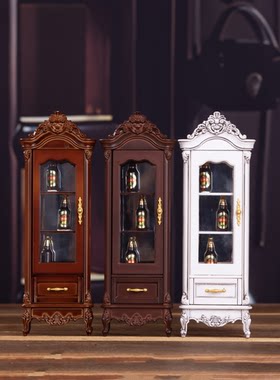 仿真迷你复古家具大酒柜摆件