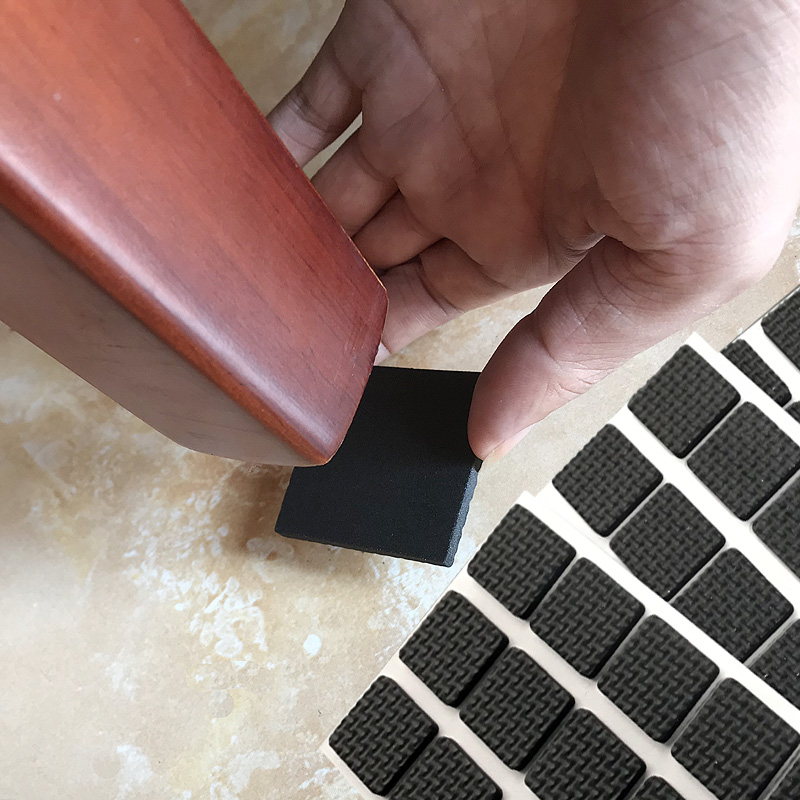 自粘家具橡胶沙发静音桌脚垫
