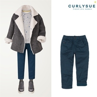 curlysue可愛秀冬季加絨休閑褲