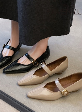 SEVEN LUNA~国内正品2025秋法式温柔风玛丽珍鞋通勤单鞋女SLQY850
