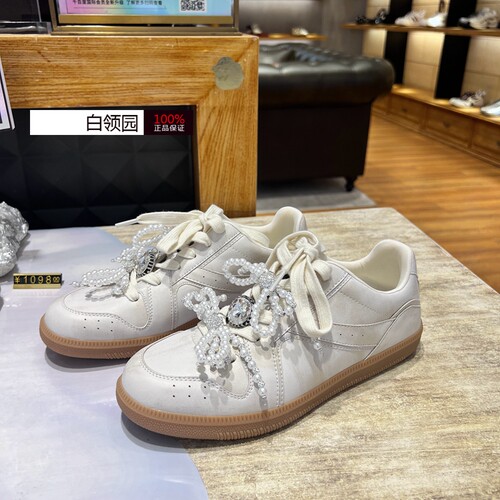 MIO米奥~专柜正品2025春芭蕾风德训鞋舒适平底休闲鞋女M251544607