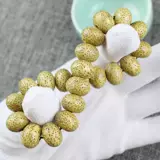 Четки бодхи, золотые четки из круглых бусин, аксессуар подходит для мужчин и женщин, браслет из грецкого ореха, прямые продажи с завода