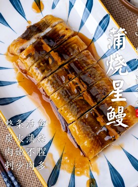 【闹妈】日式蒲式烤鳗鱼1条连汁200-250g出口三条包邮（除偏远）