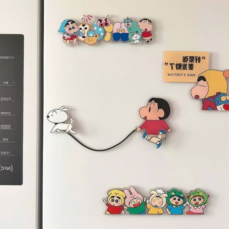 蜡笔小新冰箱贴磁贴个性创意2025新款冰箱装饰可爱磁吸小物件可爱