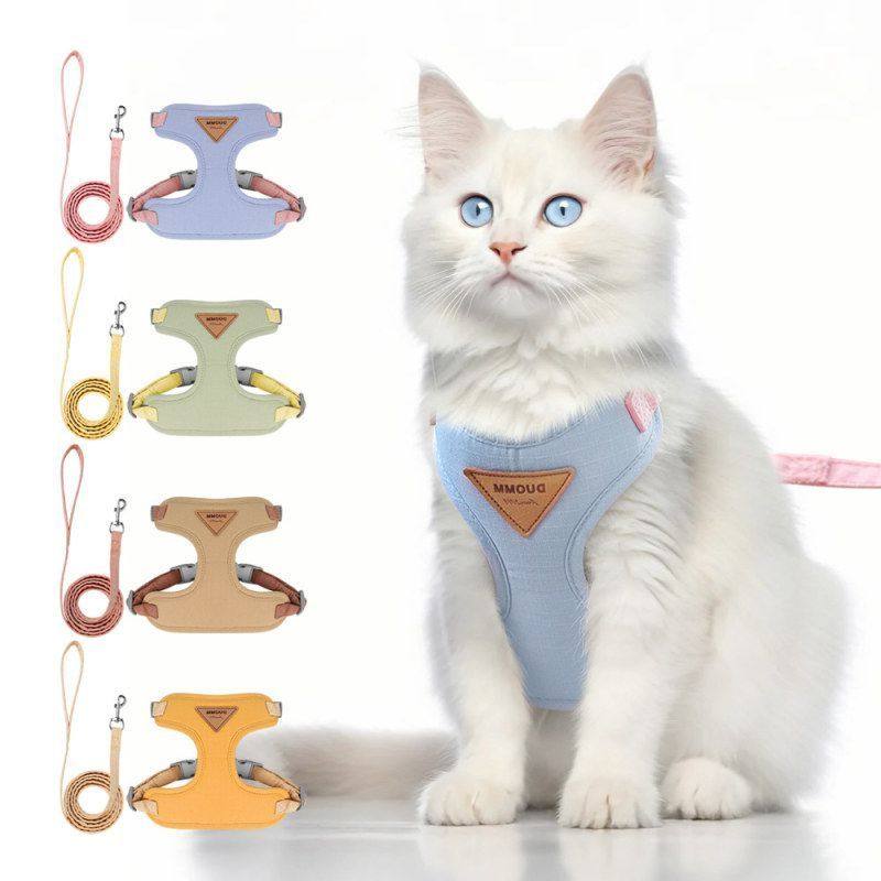 新款狗狗牵引绳小狗胸背带外出防爆冲狗狗胸背宠物工字背心反光狗