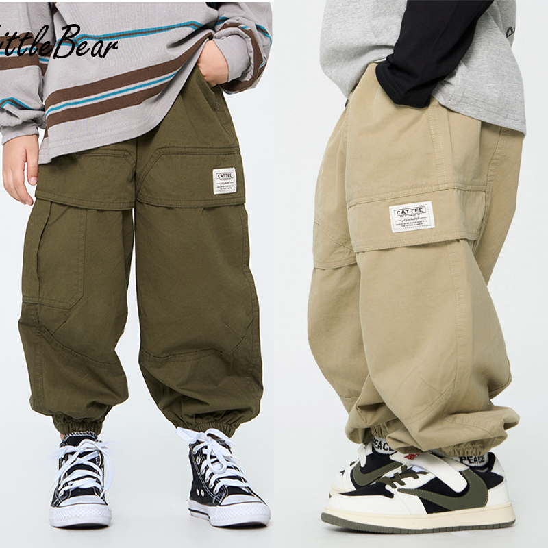 秋装新款男童舒适百搭休闲裤