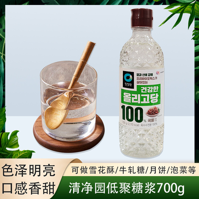 清净园糖稀韩国玉米低聚糖浆糖稀进口水饴液态糖替代糖水怡700g