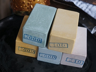 加硬 大漆打磨  专用磨石套装  砥石修正石