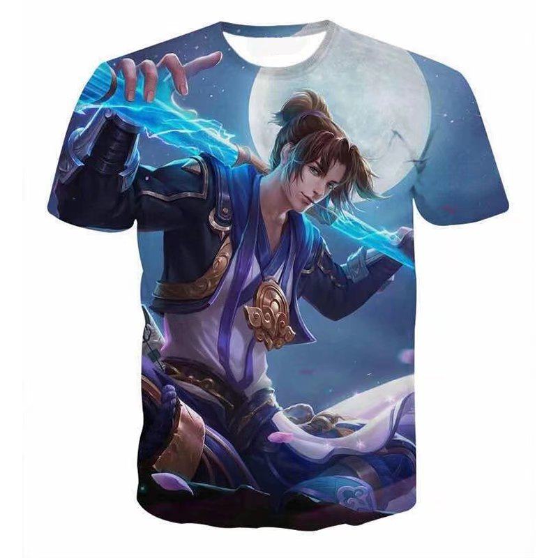 王者荣耀衣服短袖t恤男地狱火孙悟空李白千年之狐学生至尊宝衣服在类目 男装, T恤中 - 来自Buy2taobao.com提供专业的淘宝代购服务