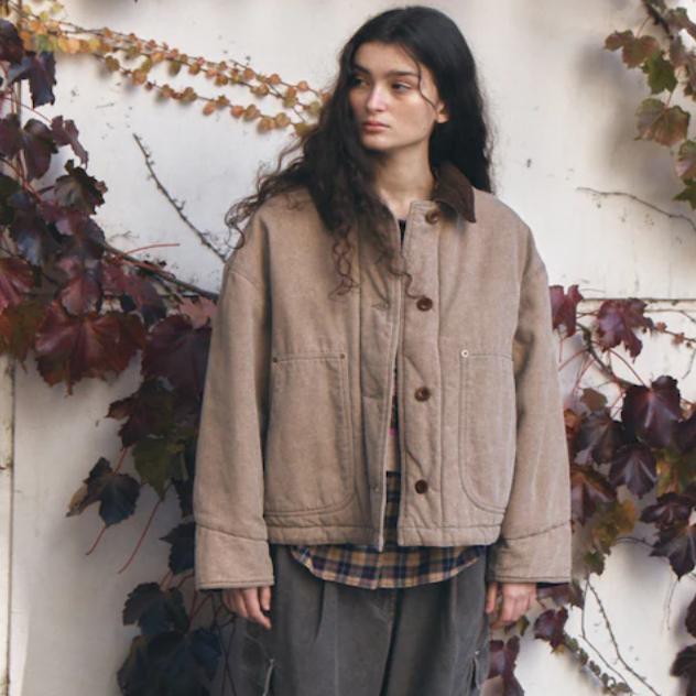 【VOVOSHOP】BEAKER ORIGINAL 24SS 复古做旧风灯芯绒外套上衣