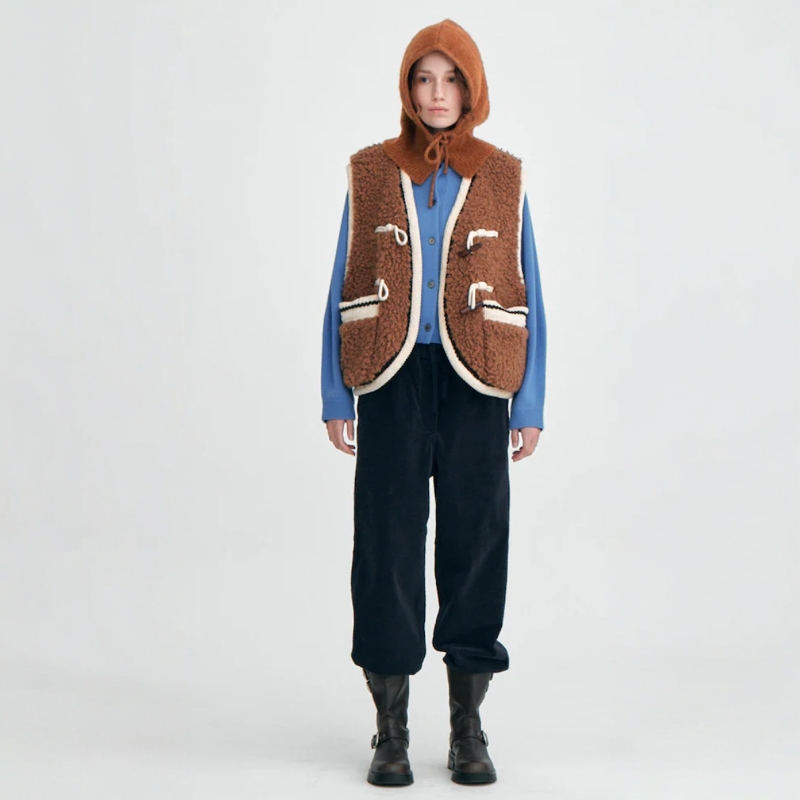 【VOVOSHOP】BEAKER ORIGINAL 24SS 双面穿人造毛皮背心