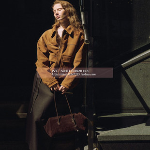 【29cm】2025秋冬 韩国代购 VOVOSHOP 鹿皮绒外套夹克上衣