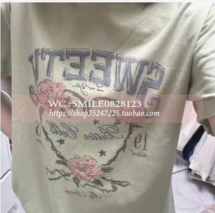 【VOVOSHOP】韩国代购  BITTERCELLS 3色复古图案短袖