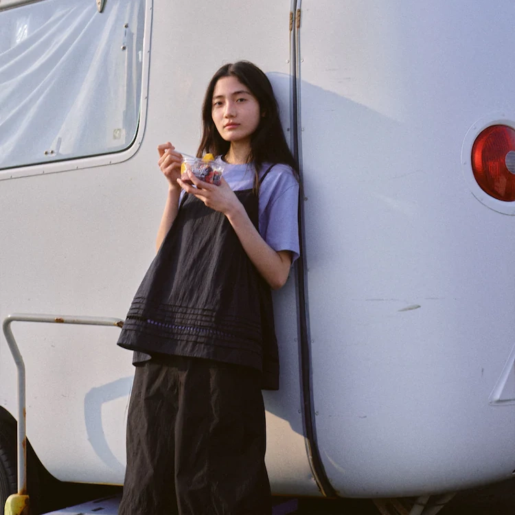 【VOVOSHOP】BEAKER25SS 韩国代购 黑色宽松舒适9分休闲裤