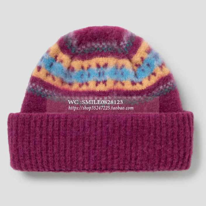 【HOWLIN】2025秋冬 韩国代购 VOVOSHOP 复古雪花针织帽