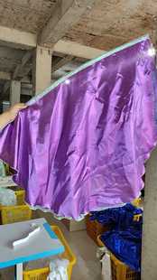 舞蹈赞美旗道具教堂表演服饰120*90旗帜多色配弹力棍双层透明