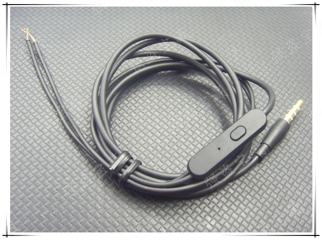DIY 原装PISEN手机带麦耳机线材 等长线控 AKG K374 K376 Y30可用